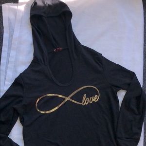 Ever Blue Infinity love Hooded Longsleeve